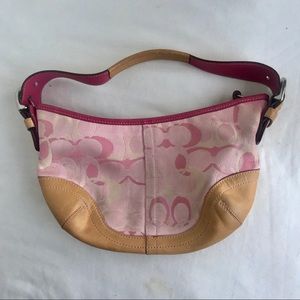 Coach mini saddle bag